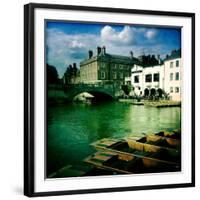 Punting in Cambridge-Craig Roberts-Framed Photographic Print