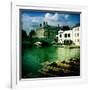 Punting in Cambridge-Craig Roberts-Framed Photographic Print