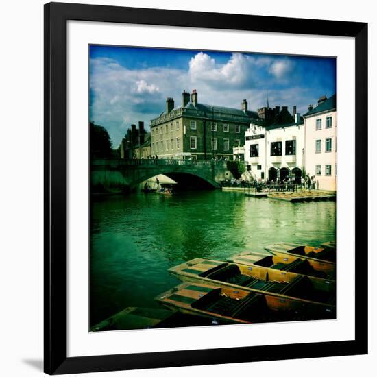 Punting in Cambridge-Craig Roberts-Framed Photographic Print