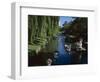 Punting on River Avon, Christchurch, Canterbury, South Island, New Zealand-G Richardson-Framed Photographic Print