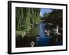 Punting on River Avon, Christchurch, Canterbury, South Island, New Zealand-G Richardson-Framed Photographic Print