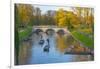 Punting on the Backs, River Cam, Cambridge, Cambridgeshire, England, United Kingdom, Europe-Alan Copson-Framed Photographic Print