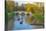 Punting on the Backs, River Cam, Cambridge, Cambridgeshire, England, United Kingdom, Europe-Alan Copson-Stretched Canvas