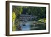 Punting on the Backs, River Cam, Cambridge, Cambridgeshire, England, United Kingdom, Europe-Alan Copson-Framed Photographic Print