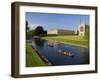 Punting on The River Cam, Kings College, Cambridge, England-Peter Adams-Framed Photographic Print