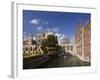 Punting under the Bridge of Sighs, River Cam at St. John's College, Cambridge, England-Nigel Blythe-Framed Photographic Print