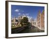 Punting under the Bridge of Sighs, River Cam at St. John's College, Cambridge, England-Nigel Blythe-Framed Photographic Print