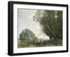 Punting-Jean-Baptiste-Camille Corot-Framed Giclee Print