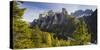 Punto Dal Fier, Piezes Da Cier, Valunga, Langen Valley, South Tyrol-Rainer Mirau-Stretched Canvas