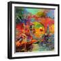 Punts, Clare Bridge-Peter Graham-Framed Giclee Print