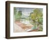 Punts on the Cherwell-Erin Townsend-Framed Premium Giclee Print