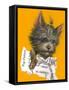 Pup Fiction - 27A-Peggy Harris-Framed Stretched Canvas