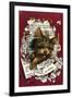 Pup Fiction-Peggy Harris-Framed Giclee Print