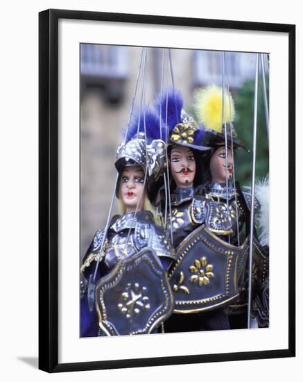 Pupi Siciliani, Sicily, Italy, Europe-Vincenzo Lombardo-Framed Photographic Print