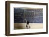 Pupil at the blackboard, primary school, Lome, Togo-Godong-Framed Photographic Print