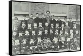 Pupils and their Teacher, Elizabeth Street School, Woolwich, 1894-null-Framed Stretched Canvas