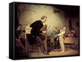 Pupils Being Punished, 1850-Francis William Edmonds-Framed Stretched Canvas