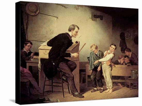 Pupils Being Punished, 1850-Francis William Edmonds-Stretched Canvas