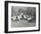 Pupils in the Garden Doing Needlework, Birley House Open Air School, Forest Hill, London, 1908-null-Framed Photographic Print