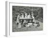 Pupils Preparing Food Outdoors, Birley House Open Air School, Forest Hill, London, 1908-null-Framed Photographic Print