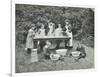 Pupils Preparing Food Outdoors, Birley House Open Air School, Forest Hill, London, 1908-null-Framed Photographic Print