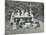 Pupils Preparing Food Outdoors, Birley House Open Air School, Forest Hill, London, 1908-null-Mounted Photographic Print