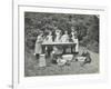 Pupils Preparing Food Outdoors, Birley House Open Air School, Forest Hill, London, 1908-null-Framed Photographic Print