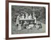 Pupils Preparing Food Outdoors, Birley House Open Air School, Forest Hill, London, 1908-null-Framed Photographic Print