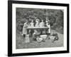 Pupils Preparing Food Outdoors, Birley House Open Air School, Forest Hill, London, 1908-null-Framed Photographic Print