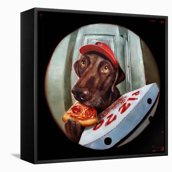 Pupperoni-Lucia Heffernan-Framed Stretched Canvas