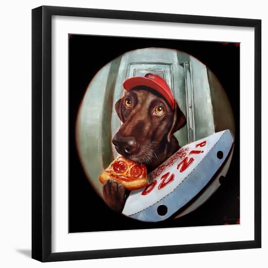 Pupperoni-Lucia Heffernan-Framed Art Print