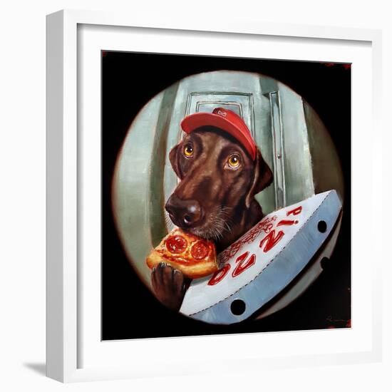 Pupperoni-Lucia Heffernan-Framed Art Print