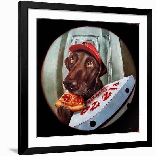 Pupperoni-Lucia Heffernan-Framed Art Print