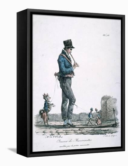 Puppet Artist-Antoine Charles Horace Vernet-Framed Stretched Canvas