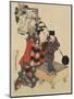 Puppet on Go Game Board, 1820-1834-Katsushika Hokusai-Mounted Giclee Print