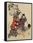 Puppet on Go Game Board, 1820-1834-Katsushika Hokusai-Framed Stretched Canvas