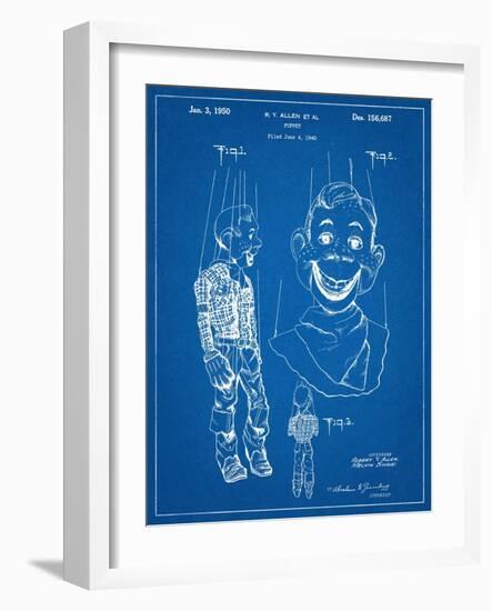 Puppet Patent-null-Framed Art Print