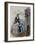 Puppet Theatre, 1845, from Moniteur De La Mode (Fashion Monitor), Paris, France, 19th Century-null-Framed Giclee Print