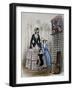 Puppet Theatre, 1845, from Moniteur De La Mode (Fashion Monitor), Paris, France, 19th Century-null-Framed Giclee Print