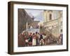 Puppet Theatre in Roman Church of Saints Quirico and Giuditta-Achille Pinelli-Framed Giclee Print