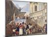 Puppet Theatre in Roman Church of Saints Quirico and Giuditta-Achille Pinelli-Mounted Giclee Print