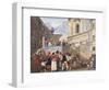 Puppet Theatre in Roman Church of Saints Quirico and Giuditta-Achille Pinelli-Framed Giclee Print