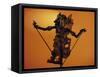 Puppet Theatre of Shadows (Wayang Kulit), Java, Indonesia-null-Framed Stretched Canvas
