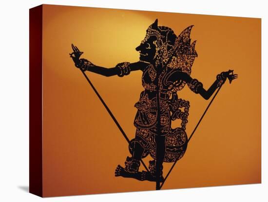 Puppet Theatre of Shadows (Wayang Kulit), Java, Indonesia-null-Stretched Canvas