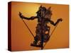 Puppet Theatre of Shadows (Wayang Kulit), Java, Indonesia-null-Stretched Canvas