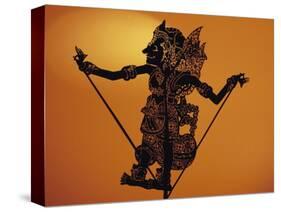 Puppet Theatre of Shadows (Wayang Kulit), Java, Indonesia-null-Stretched Canvas