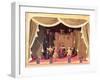 Puppet Theatre with Marionettes, 18th Century-null-Framed Giclee Print