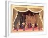 Puppet Theatre with Marionettes, 18th Century-null-Framed Giclee Print