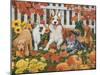 Puppies and Kittens - Autumn Theme-William Vanderdasson-Mounted Giclee Print