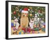 Puppies and Kittens Christmas-William Vanderdasson-Framed Giclee Print